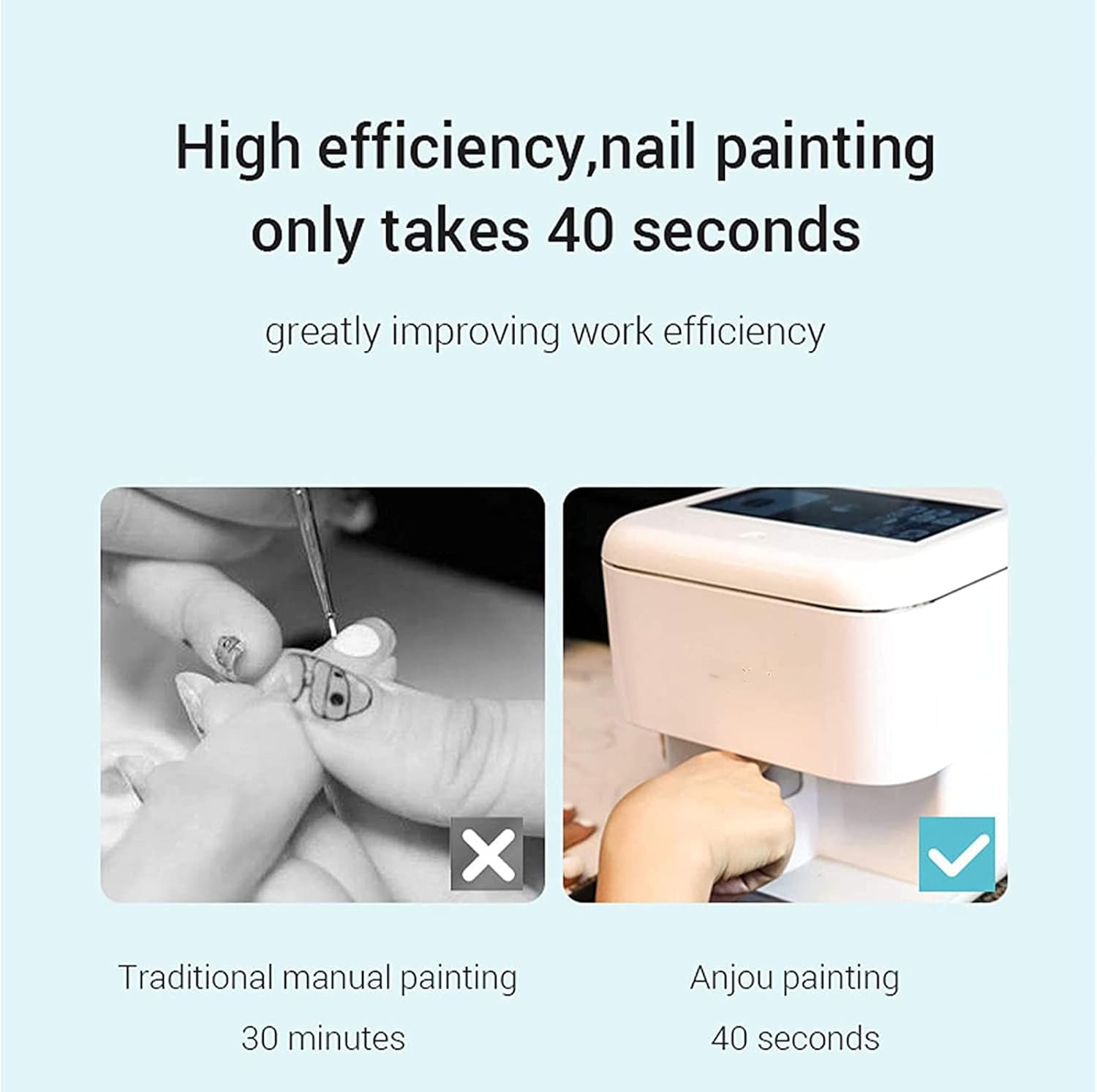 NailPix™ Tragbarer Nailart-Drucker